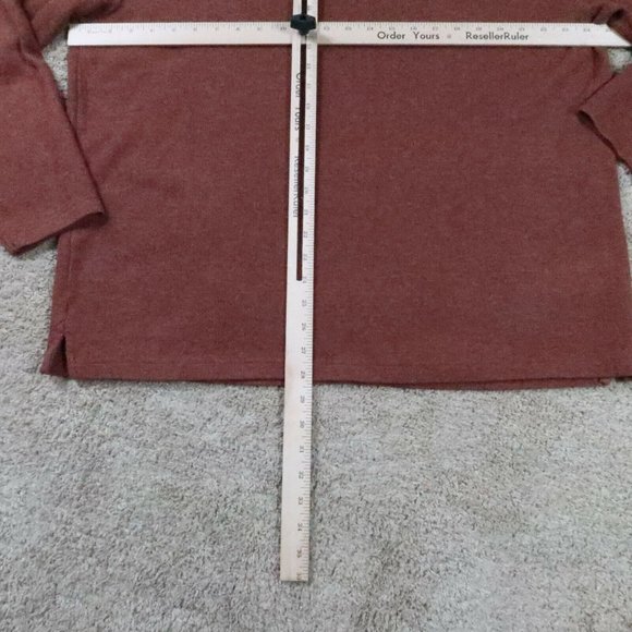 JOE JOSEPH ABBOUD Sweater Men's Cotton Blend 1/4 Zip Brown Size Extra Large - Picture 5 of 12